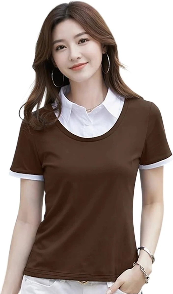 FERY London Women's Air Jet Fabric Polo T-Shirt