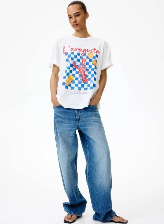 Oversized printed T-shirt