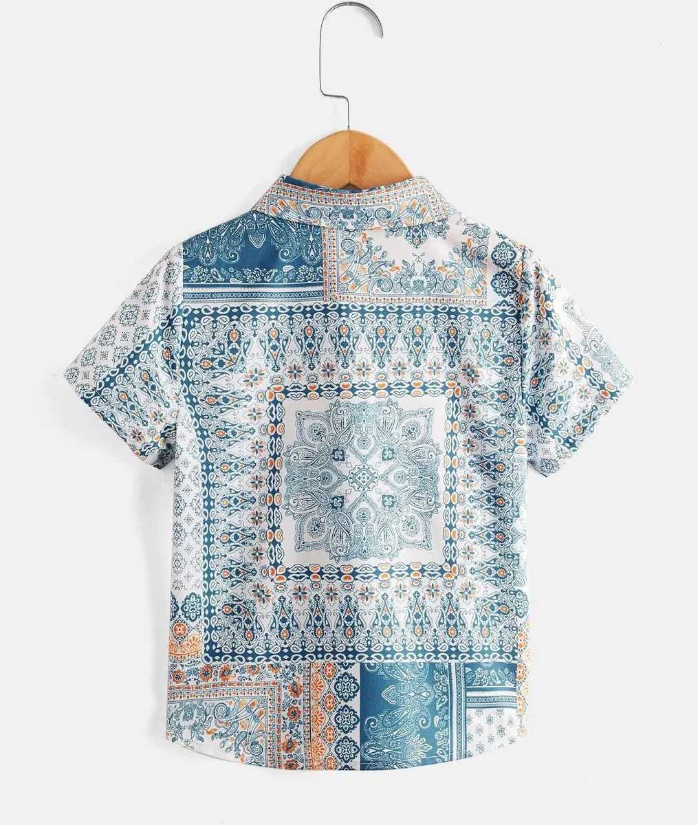 Tagas Boys' Shirt |||Casual Vacation (Shirt)||Half SleeveShirt||