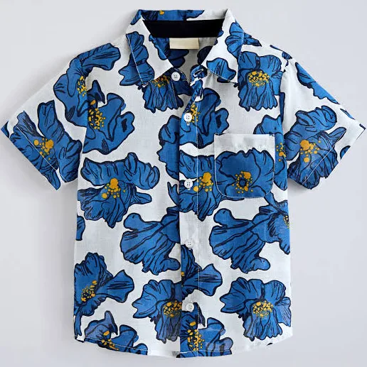 Hopscotch Floral Cotton Shirt