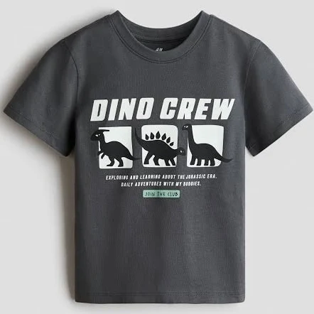 H&M Boys Crew Printed T-shirt