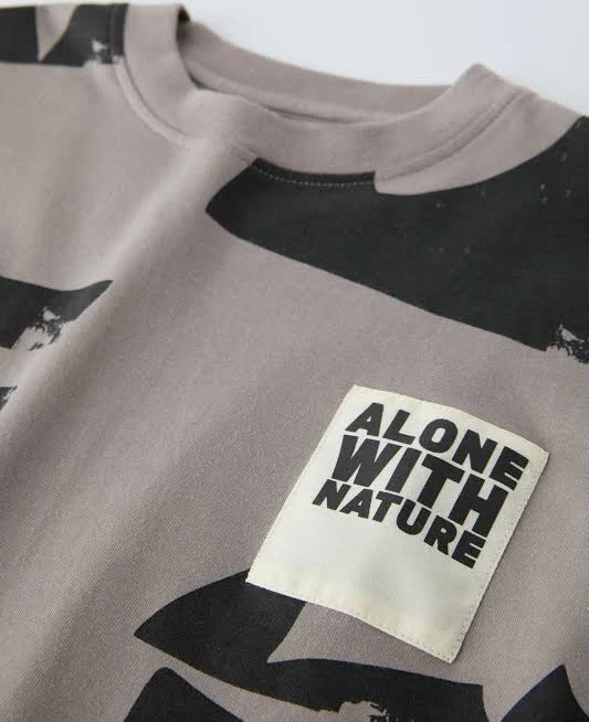 Alan Jones Boys Oversized Printed T-Shirt