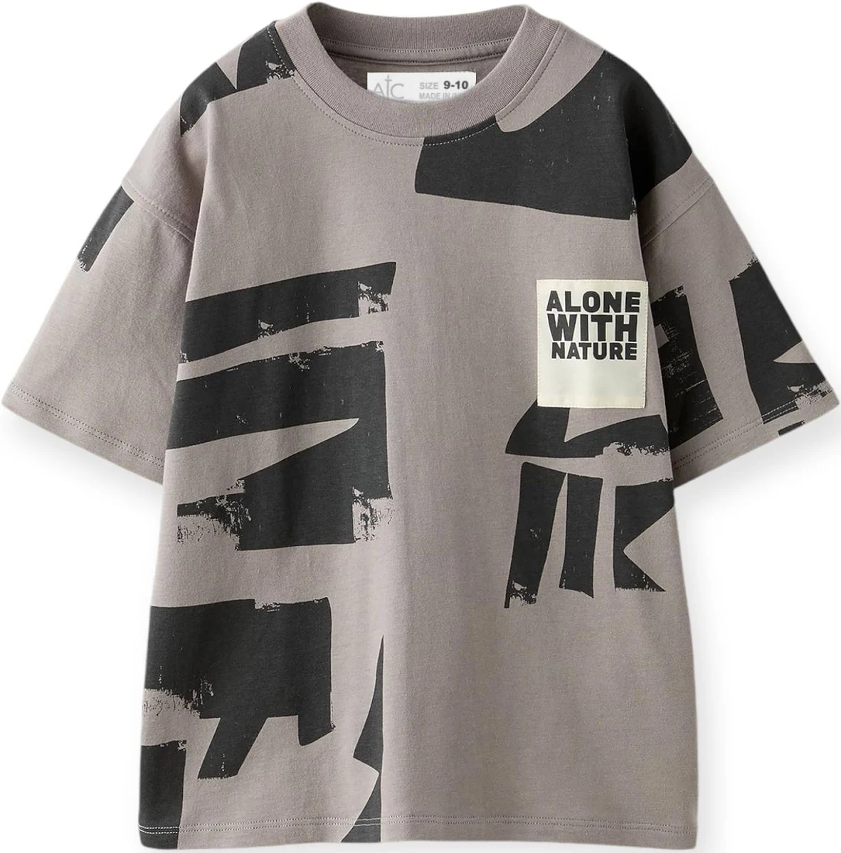 Alan Jones Boys Oversized Printed T-Shirt