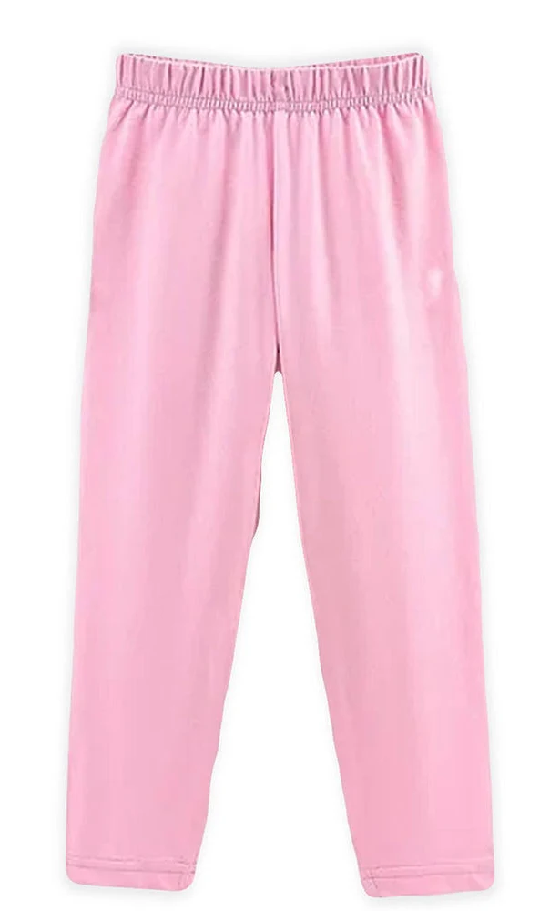 Kids Girls Solid Effortless Chic Style Pant
