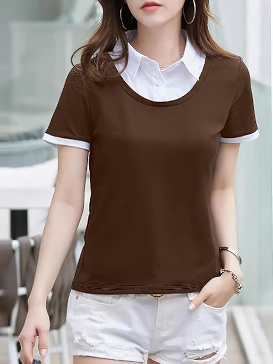 FERY London Women's Air Jet Fabric Polo T-Shirt