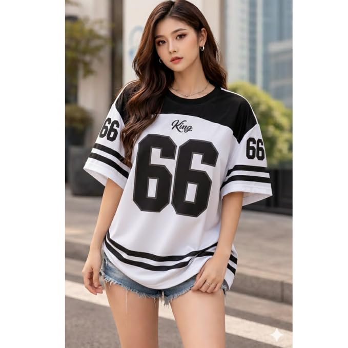 BLACKSTEP Women's Oversized Jersey Tshirt