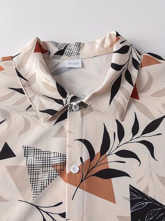 Tagas Boys' Shirt |||Casual Vacation||Half SleeveShirt